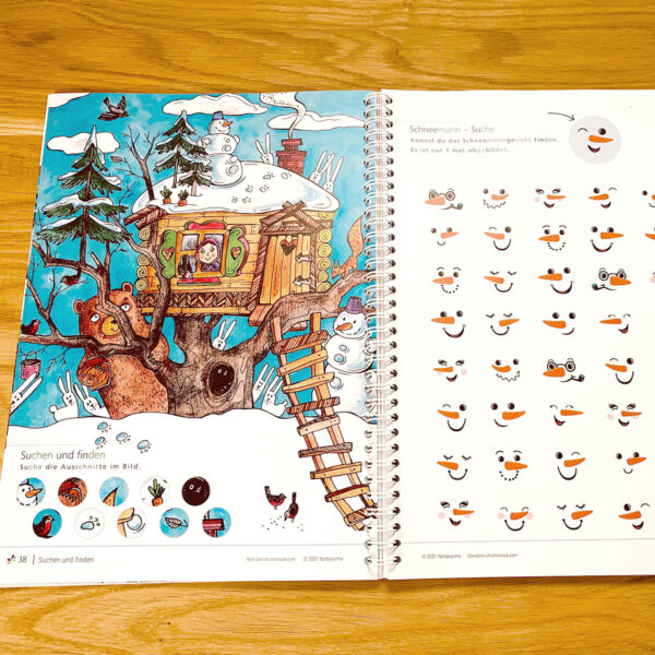Unterrichtsmaterial Winter – Mitmachbuch • fantassimo