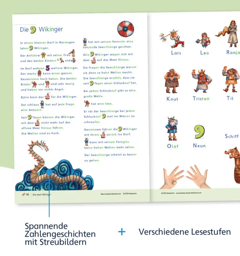 Zahlen lernen Grundschule, Vorschule