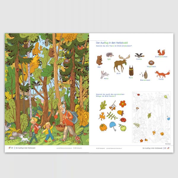 Der Herbst ist da! - Lernheft Material