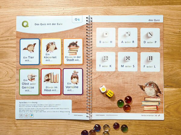 Mit Spiel & Spaß durch's ABC - Buchstabeneinführung im Unterricht oder zu Hause