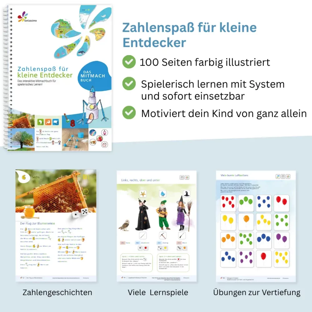 ABC Paket 1 - Buchstaben und Zahlen von 4 bis 7 Jahre