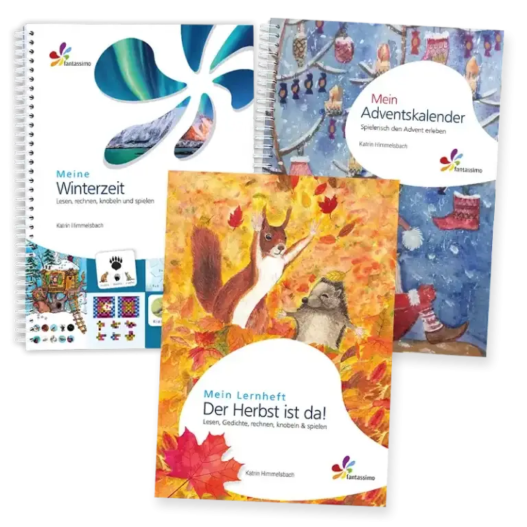 Bildunsmaterial Lernmaterial Herbst Winter im Paket