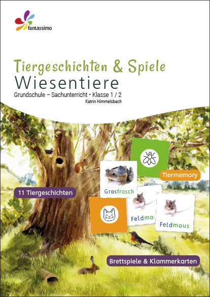 Wiesentiere Geschichten, Spiele Grundschule - Klasse 1 und 2