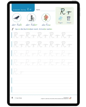 Schreiblehrgang Schulschrift - Volksschule und Grundschule
