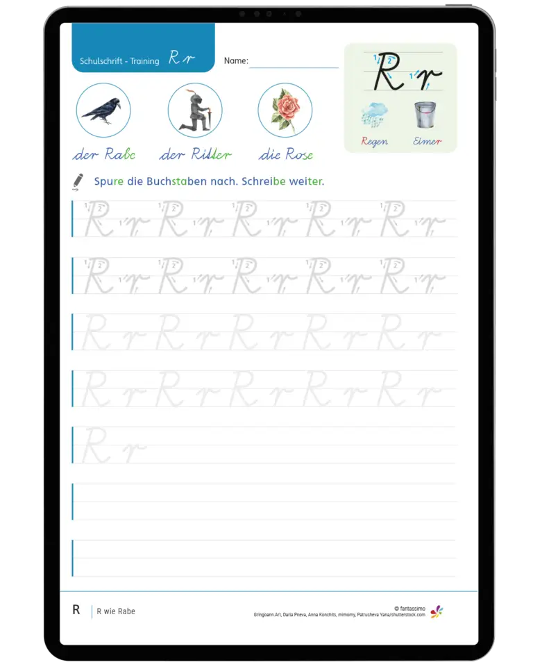 Schreiblehrgang Schulschrift - Volksschule und Grundschule