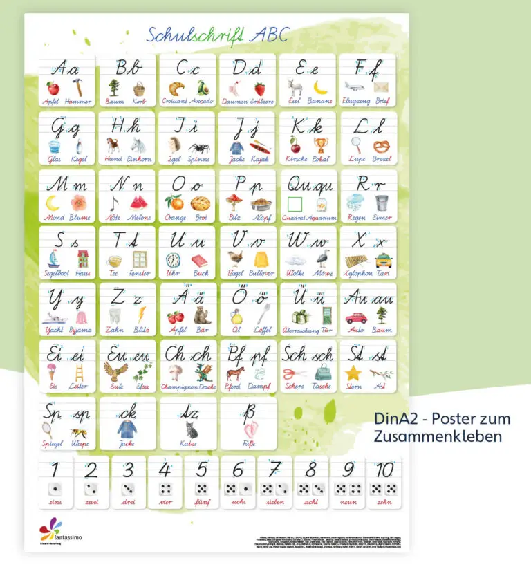 Schreiblehrgang Schulschrift für die Grundschule in Klasse 1