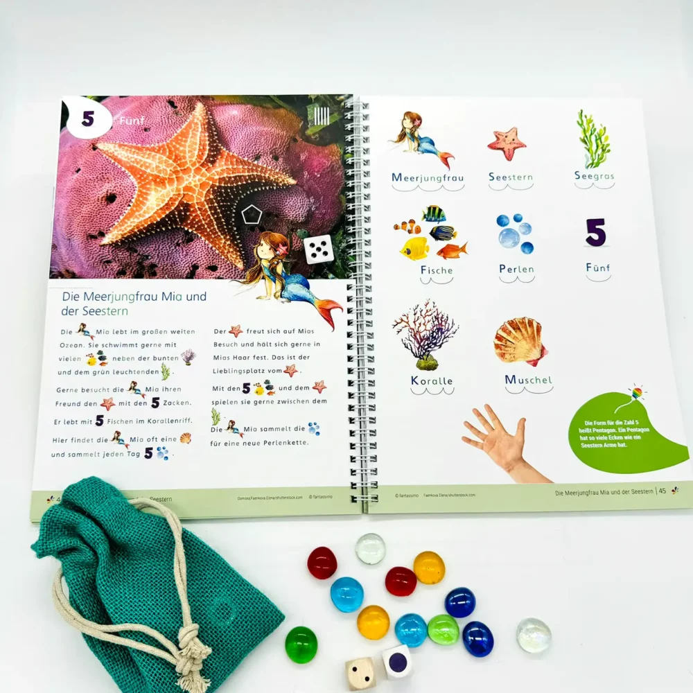 Spielerisch Mathematik und Zahlen lernen in Kita. Vorschule und Grundschule