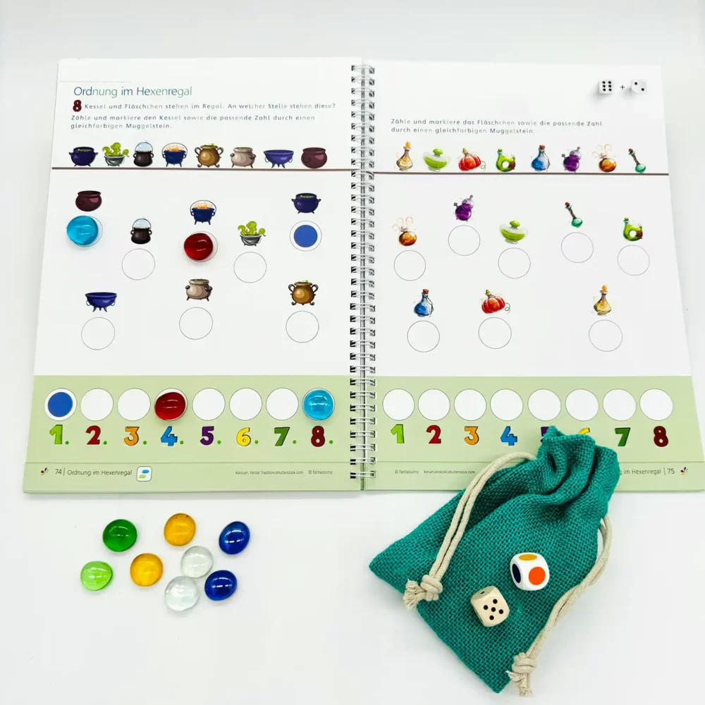 Spielerisch Mathematik und Zahlen lernen in Kita. Vorschule und Grundschule