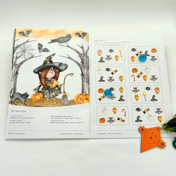 Herbst - Lernheft für Kinder ab 5 Jahre - Lesen, Schreiben, Rechnen