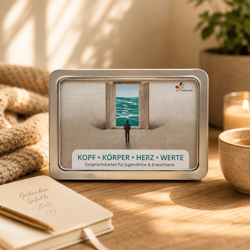 Kopf • Körper • Herz • Werte – Emotionskarten-Set mit Avataren
