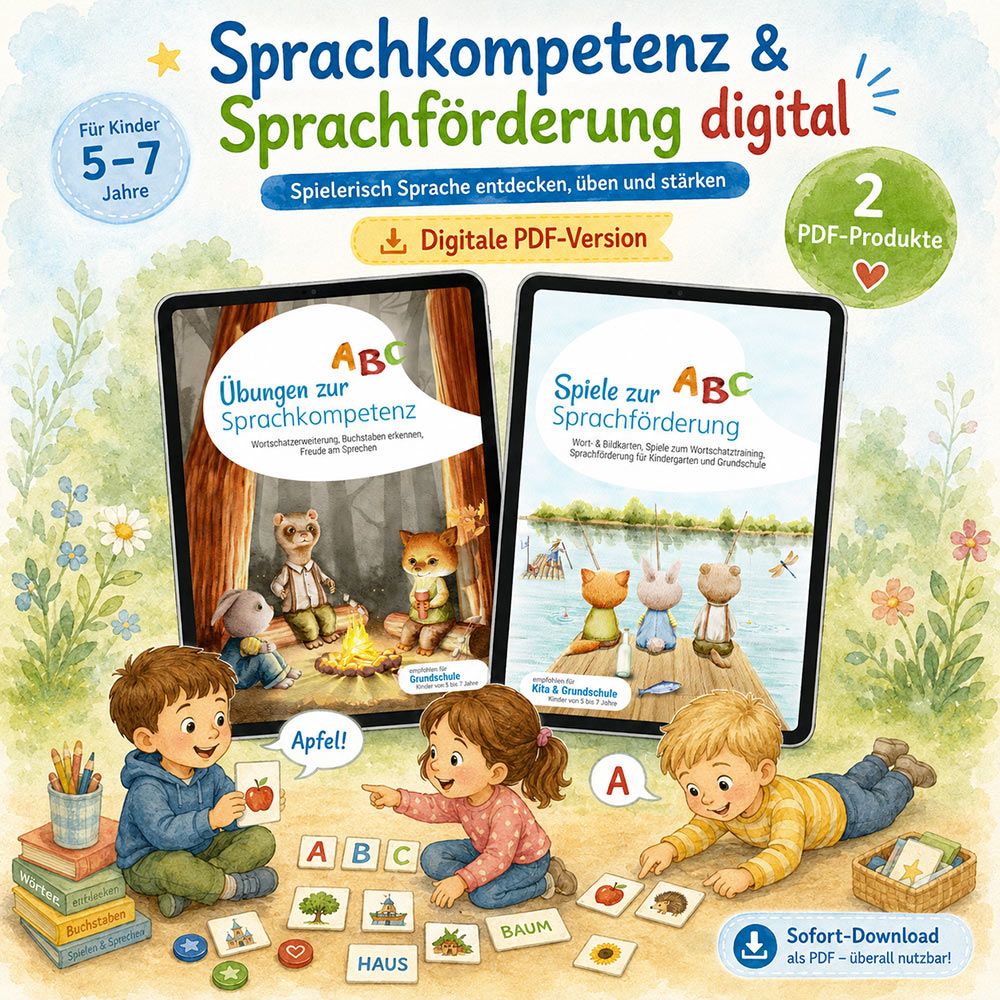 Sprachfit Geschichten, Sprachspiele & Schreibübungen